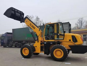 How can the loader shovel material be full?